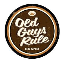 'OLD GUYS RULE HORIZONTAL LOGO' DECAL - BLACK